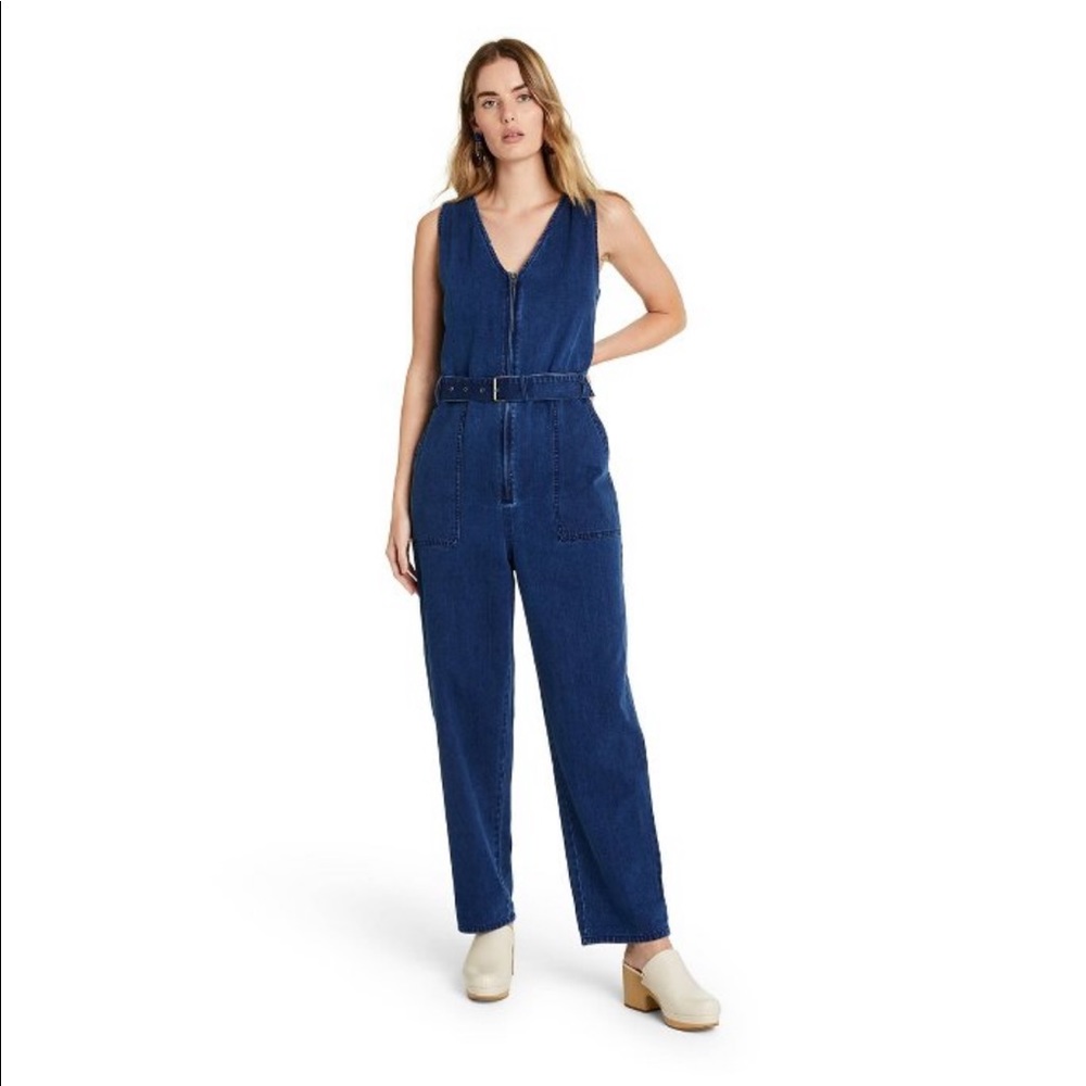 Rachel Comey x Target Indigo Cotton Denim Jumpsuit
